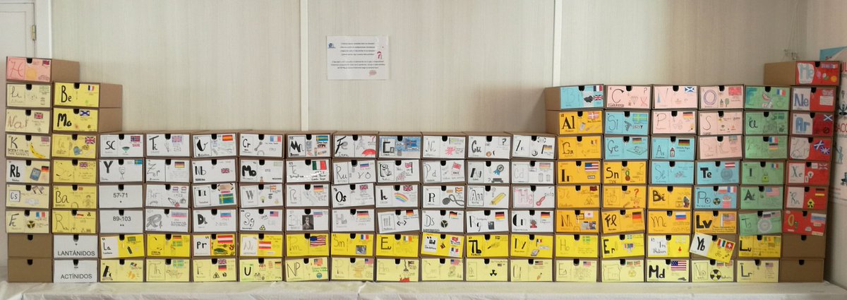 iesburgoie's tweet image. Tabla periódica interactiva, en la entrada de nuestro instituto.