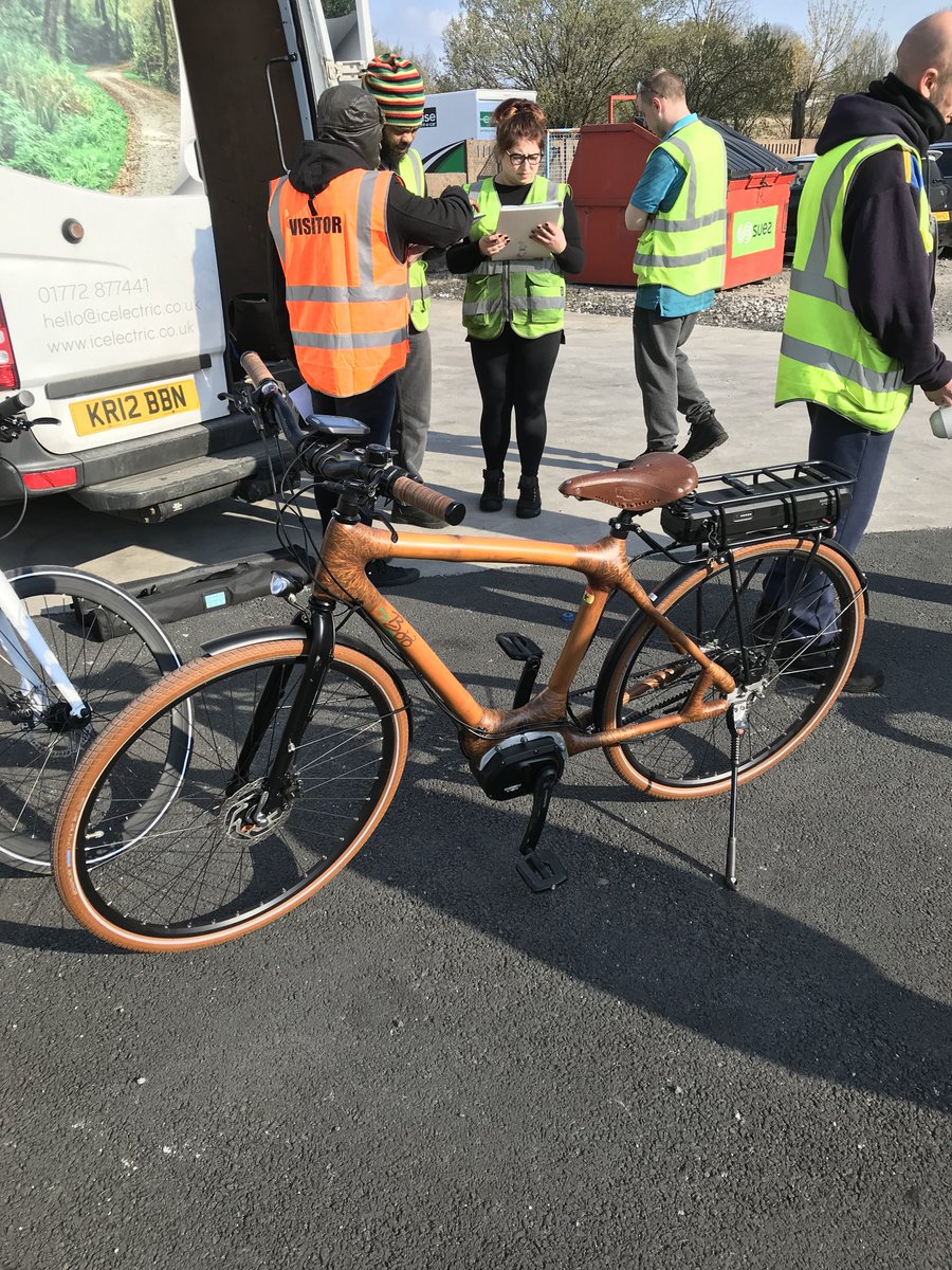 We had a great time at the try an #e-bike event at <a href="/FlexrSales/">Flexible Reinforcements Ltd.</a> &amp; Rectella International #Burnley. We especially 🧡 this <a href="/MyBooBambooBike/">my Boo Bamboo Bikes</a> from Ghana > help get your staff on bikes with lovetoride.net/lancashire &amp; <a href="/ConnectELancs/">Connecting East Lancashire</a>