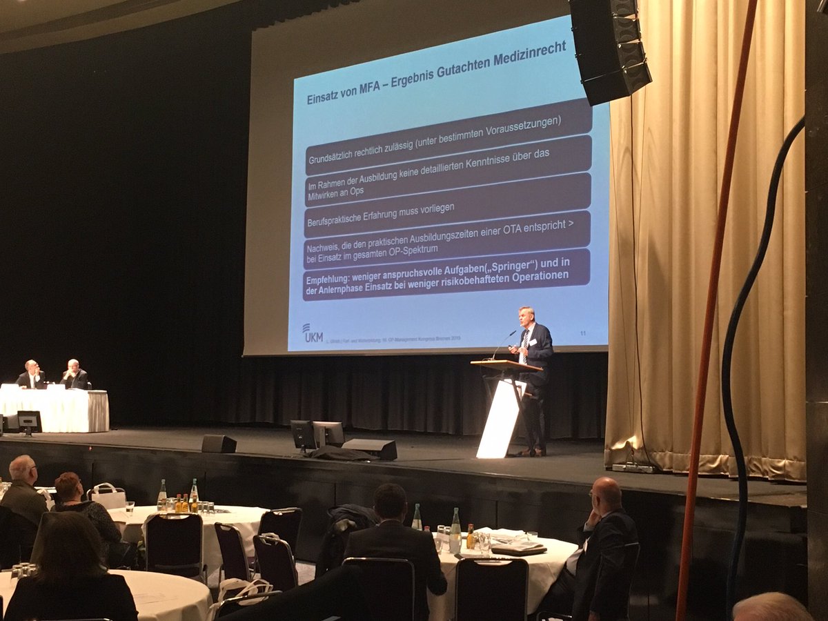 DGF e.V. (@dgf_ev) on Twitter photo Lothar Ullrich Vorsitzender der DGF  beim 16. OP-MANAGEMENT Kongress zum Thema „Qualifikation, Selbstverständnis, Abgrenzung der Funktionsdienste“ gehalten!
350 Mediziner, Op-Manager sind anwesend! Die Forderungen lauten u. a. nach staatlicher Anerkennung der OTA- Ausbildung. Lothar Ullrich Vorsitzender der DGF  beim 16. OP-MANAGEMENT Kongress zum Thema „Qualifikation, Selbstverständnis, Abgrenzung der Funktionsdienste“ gehalten!
350 Mediziner, Op-Manager sind anwesend! Die Forderungen lauten u. a. nach staatlicher Anerkennung der OTA- Ausbildung.