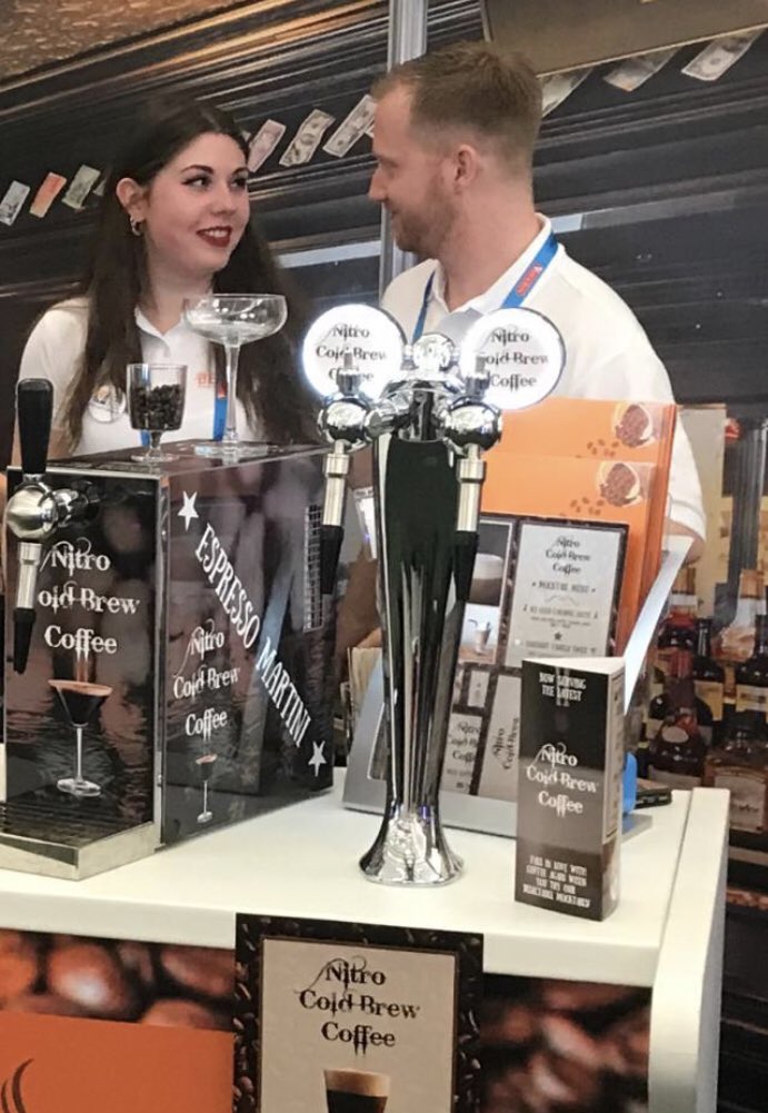 Nitro_Coldbrew's tweet photo. Fantastic day yesterday at Vendex. Great team work . 60/70 meetings in one day was incredible, look forward to following up with everyone we spoke to.
#nitrocoldbrewcoffee #vendex #espressomartini #coffee #mocktails #coftails #cafe #bar #restaurant #golf #vending #horeca https://t.co/fGLh5c1rup