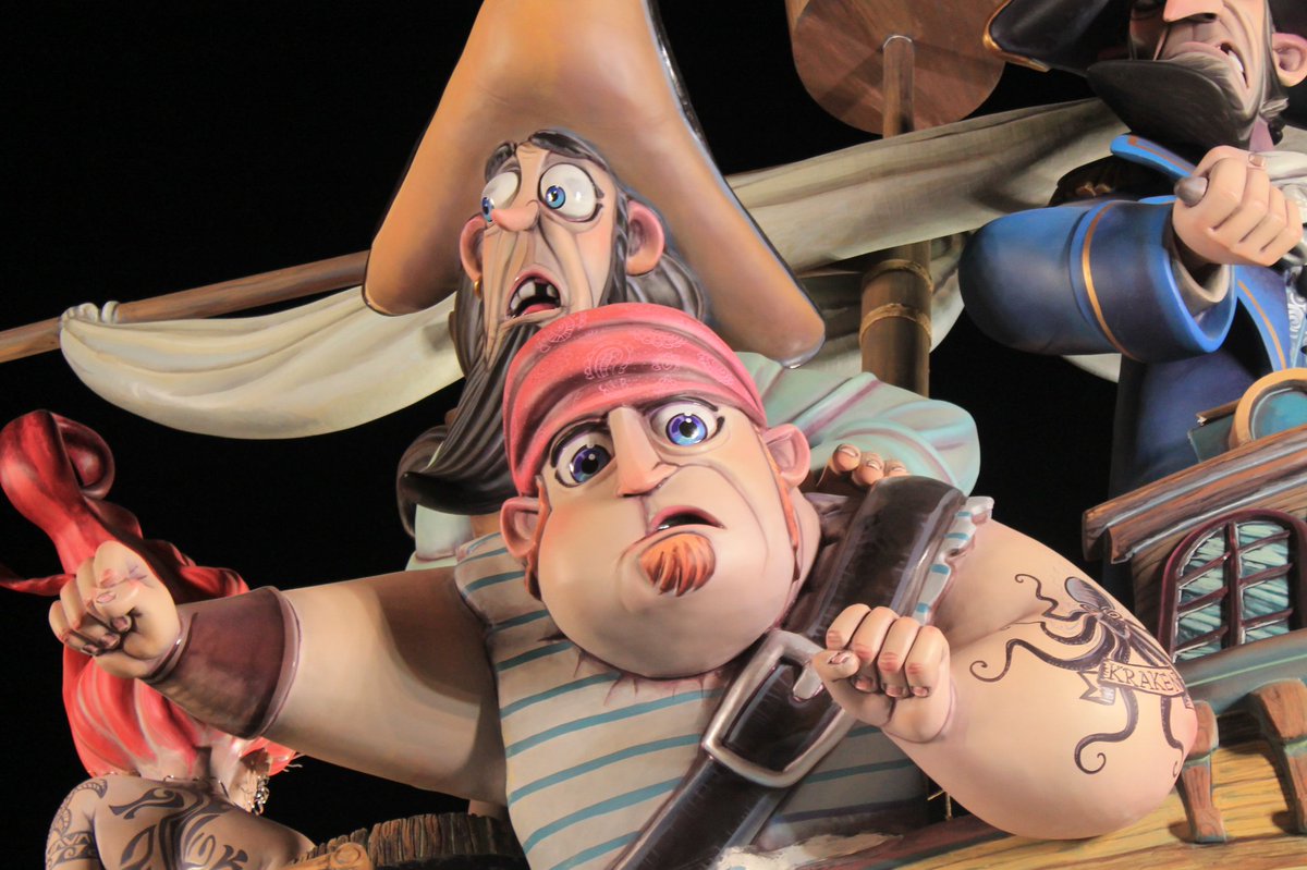 Falla <a href="/FallaTelefonica/">Falla Ribera y Cvto. Sta. Clara</a> de Javier Álvarez-Salas Salinas 2019. 8° Premio sección 1A #fallas19 #valenciaenfallas #valencia