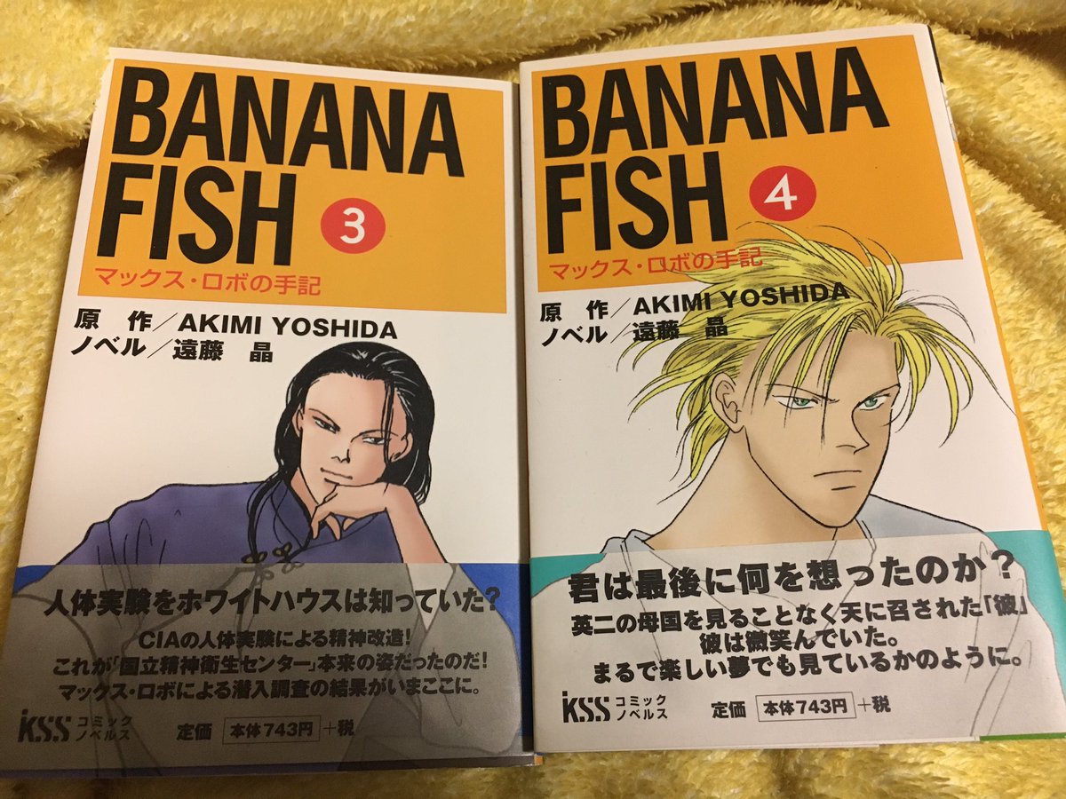 BANANA FISH マックス・ロボの手記 全4巻 コミックノベルズ