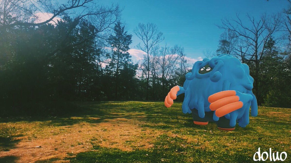 どるお Pokemongoar على تويتر 今日は朝からずっと雨 でまったくポケ活ができませんでした と いうことで少し前の草イベの時に上げようと思っていたモジャンボを貼ります 明日は晴れて欲しいですw モジャンボ お空を見上げる ポケモンgo Pokemongo