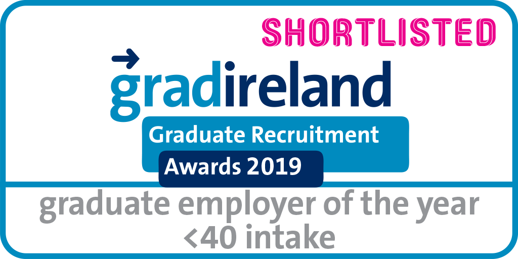 gradireland's tweet photo. Delighted to announce the shortlist for Graduate Employer of the Year <40 intake sponsored by #TargetConnect. Congrats to @abbvie @CSOIreland @GlanbiaCareers @JAMESONGRADPROG @lidl_ireland @MazarsIreland @MusgraveGrads @ODsalesgrad @RBKCA @SMBCAVIATION #gradawards19 https://t.co/flWjja6v4Z