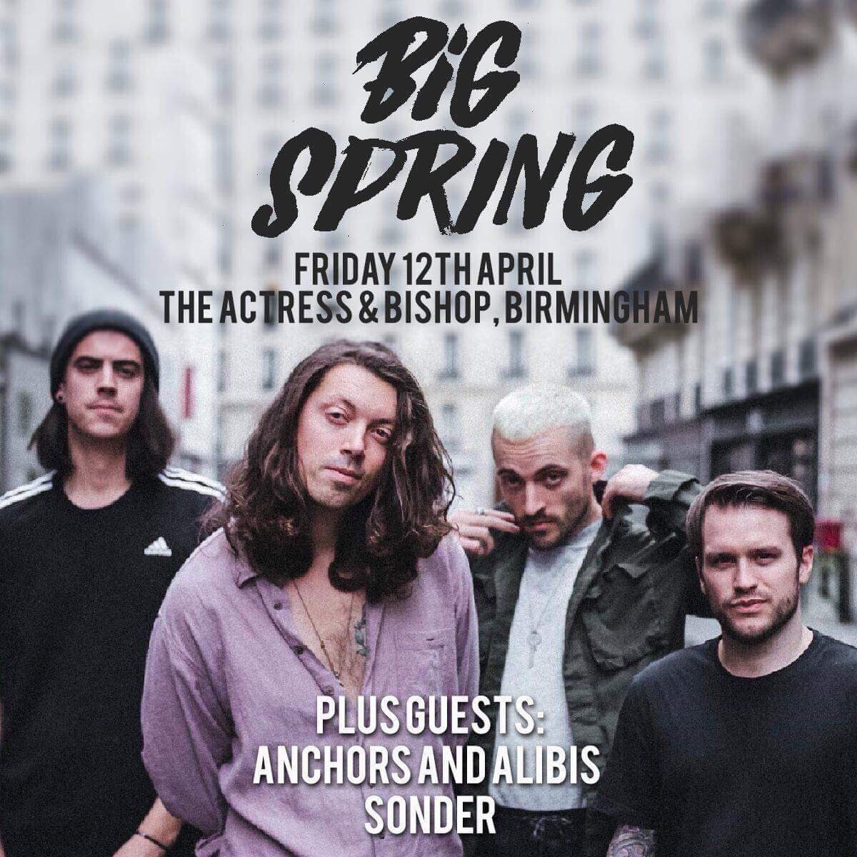 Ancalibis's tweet photo. FRIDAY, we are joining @sonderthebanduk in supporting the mighty @bigspringmusic at @TheActressBham in Birmingham, don't miss it! https://t.co/ehRbR4xjR5
