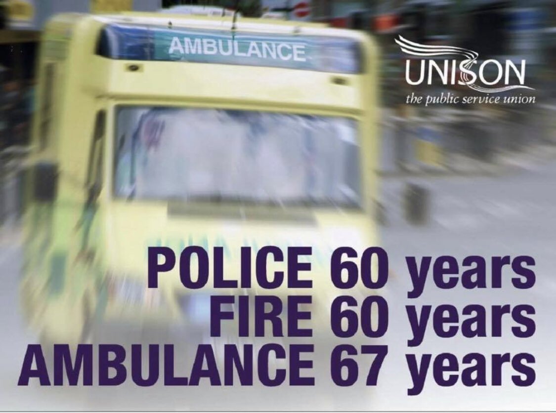 UNISON YAB supporting at Confrence the continued campaign to have the Ambulance retirement age brought in line with other blue light services  #unisonhealthconfrence
