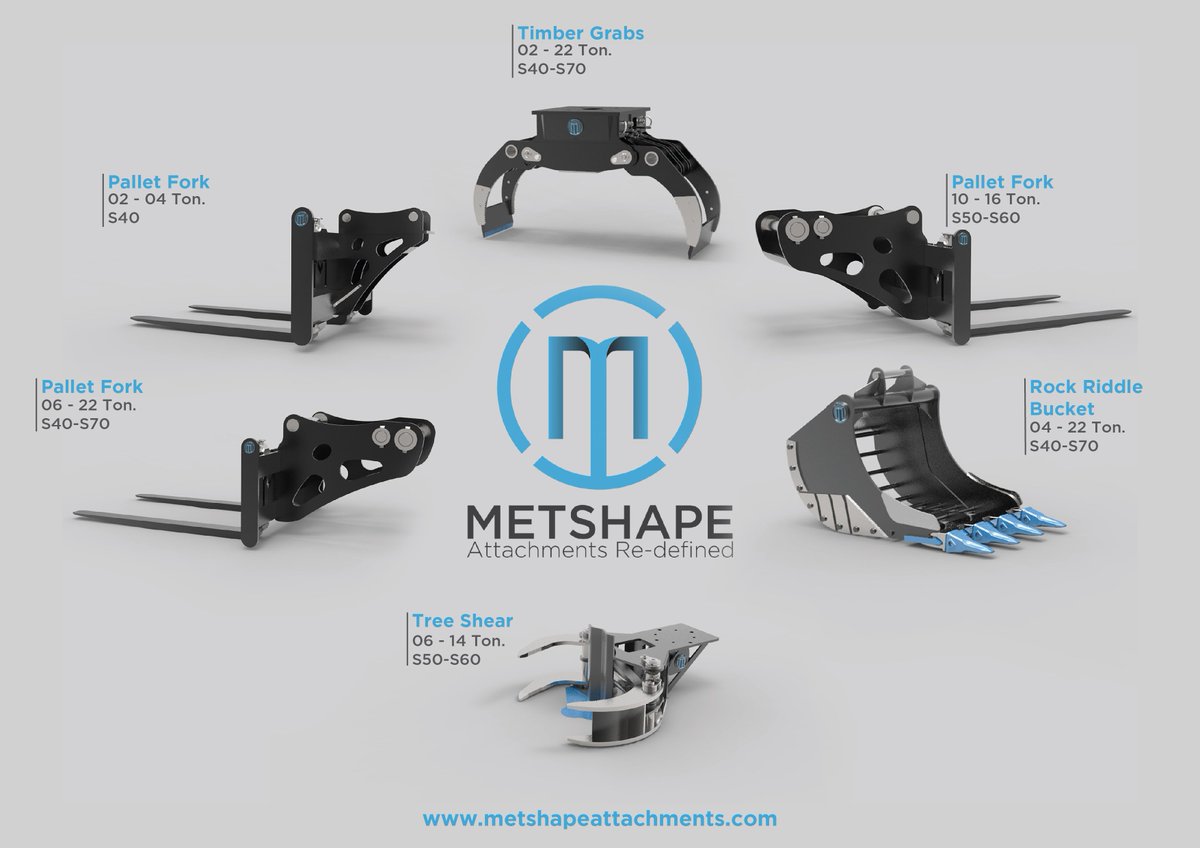 MetshapeA's tweet photo. #MetshapeAttachments are designed and built for maximum performance and safety. And engineered to maximize the power and efficiency.
For Queries Mail Us: info@metshapeattachments.com
#ExcavatorAttachments #MiniLoader #LoaderAttachments #SkidSteerAttachments #DiggerAttachments https://t.co/u02aTkUtq1