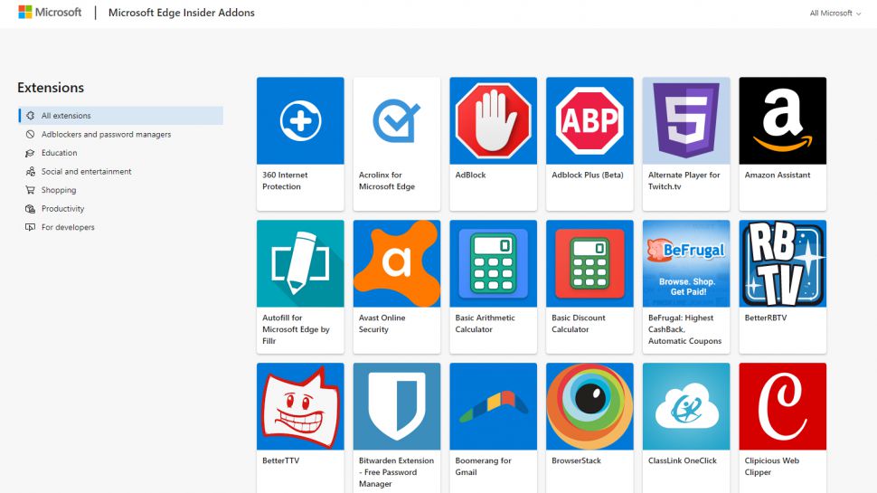 OakConsult's tweet image. Microsoft opens a #pluginstore for the new Chromium-based version of Edge  ow.ly/9oGr30onzfE @Microsoft #MicrosoftEdge