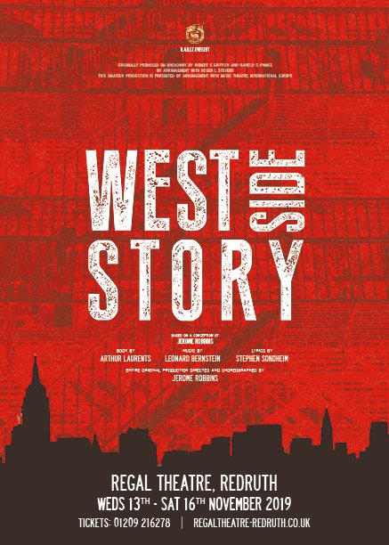 Tickets on sale for musical theatre classic WEST SIDE STORY at  <a href="/RegalRedruth/">Regal Redruth</a> this Nov >> bit.ly/2uTJPKw