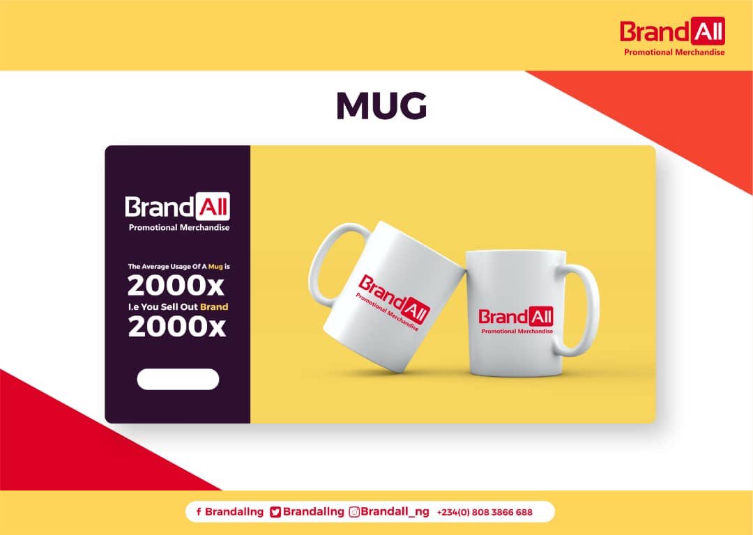 BrandAllNG's tweet photo. Branded mugs are one of the most trending promotional items. They are useful, have a long lifespan and they are low cost. 
Make your order right now for your customized mug!

#mugs #corporate #smes #promotions #advertise #design #print #brand #brandall #ownit https://t.co/aUl5paUsti