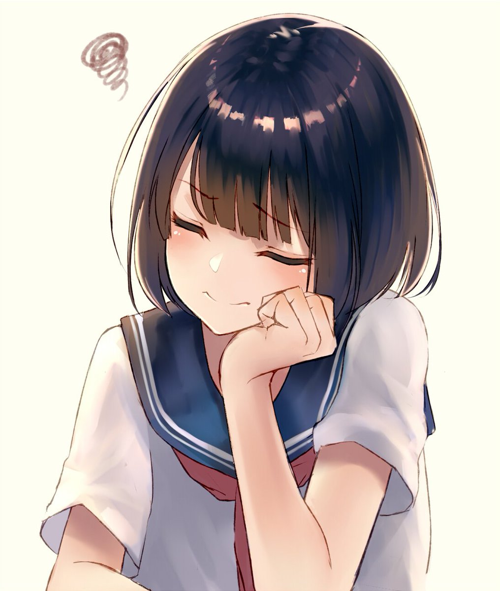 「過去のラクガキからそーいっ #ショートカットの日 」|たきのイラスト
