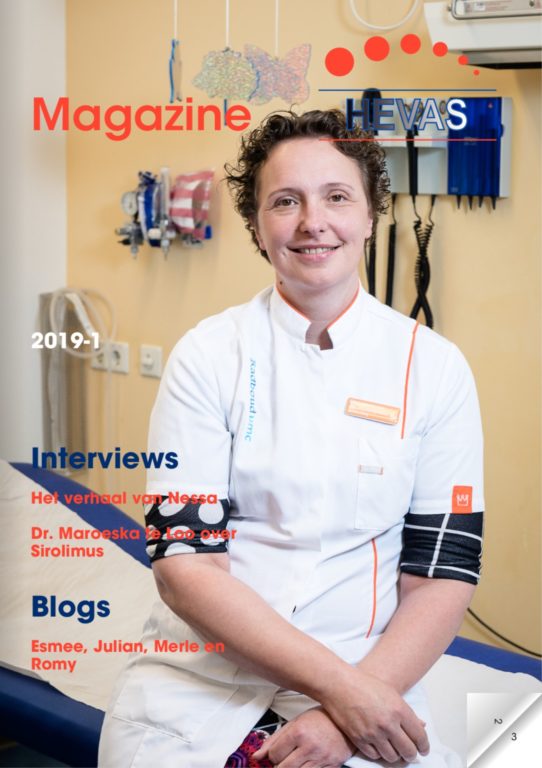 Deze week wordt bij alle leden weer een nieuwe editie van het Hevas-magazine bezorgd. Ook lid worden? Ga naar hevas.eu  #vascularanomalies <a href="/HecovanNijmegen/">C. van der Vleuten</a>