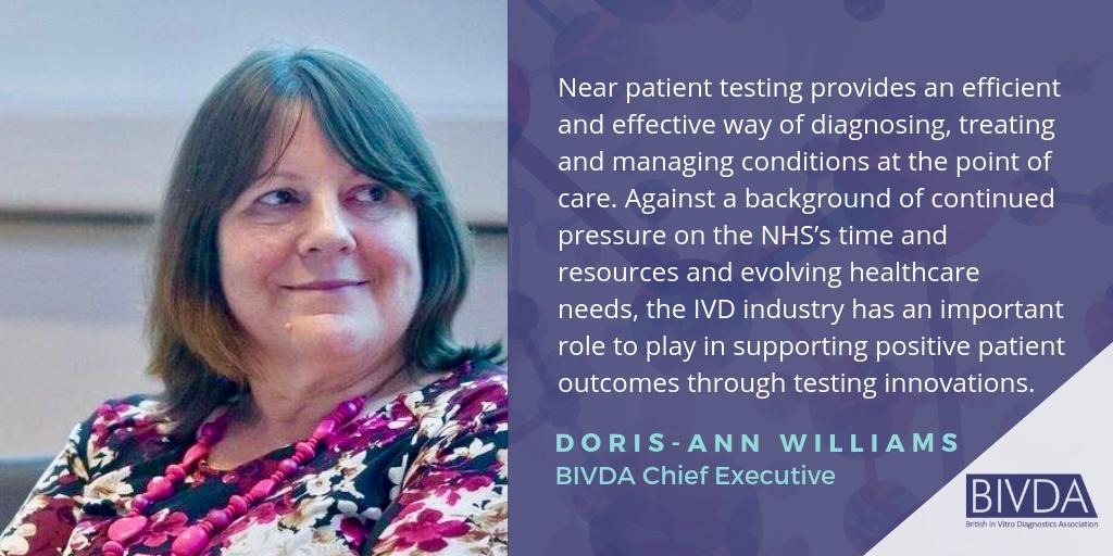 📢New report highlights the value of near patient testing ➡️BIVDA has released a report today titled “Near Patient Testing – The Value Story”: bit.ly/2yxl1wE  #ValueStory

✅Near Patient Testing – The Value Story: bit.ly/2Ut5bh5