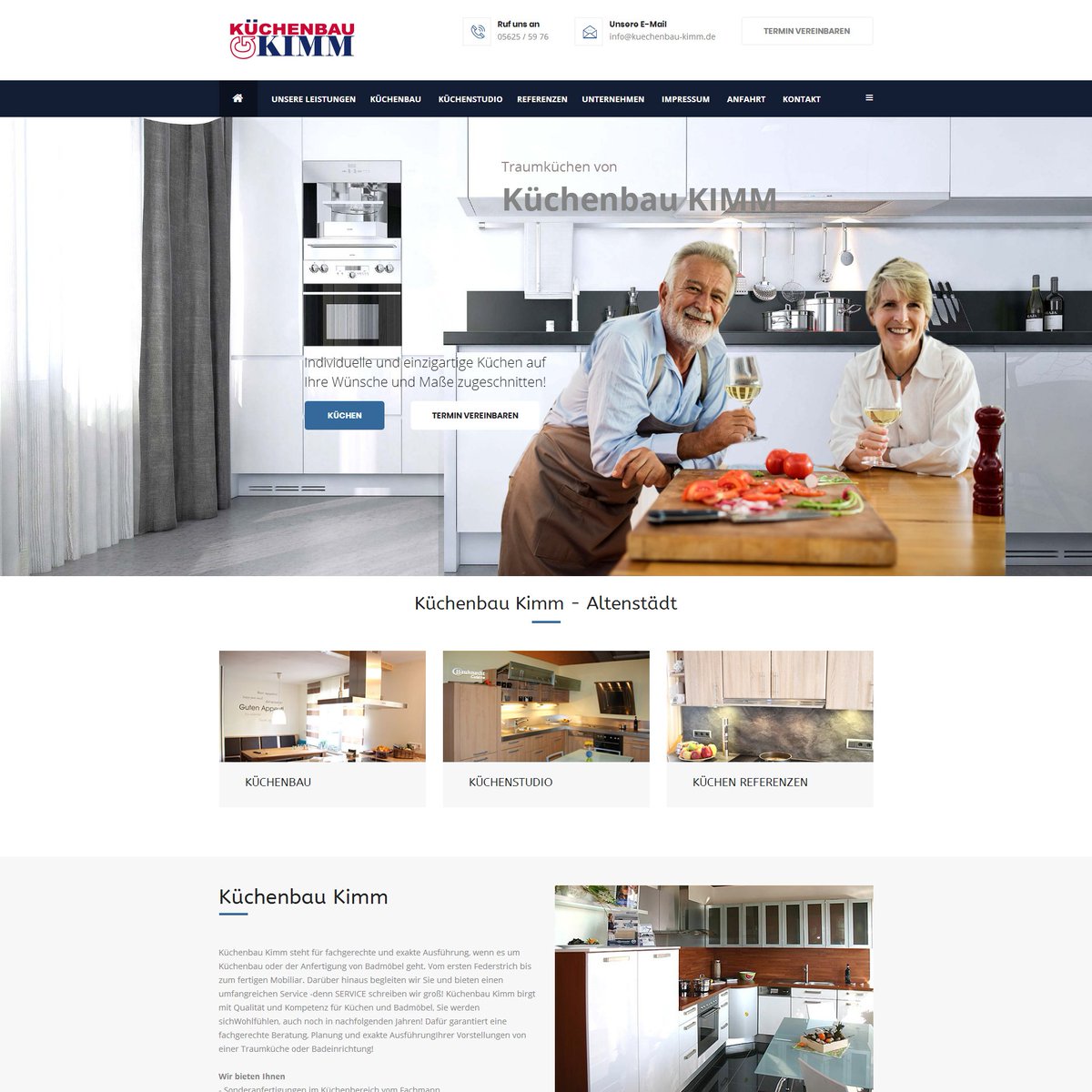Websitelaunch für das Unternehmen Küchenbau Kimm realisiert. #webdesign #webdesigner #website #websitedesign #websitelaunch #websitedevelopment #internet #homepage #responsive #internetagentur #webdevelopment #landingpage #homepage #design #jpswerbung   bit.ly/2UR25D6