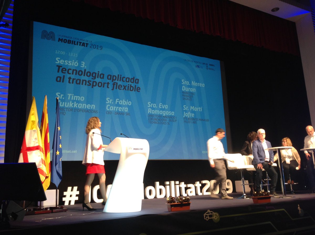 amtu_cat's tweet image. Tercera sessió de #JCATMobilitat2019 dedicada a la tecnologia   aplicada al #transportflexible amb @timotuukkanen, director d&apos;operacions de @payiq #multimodalmobility #ticketpayment
 #validationmethods