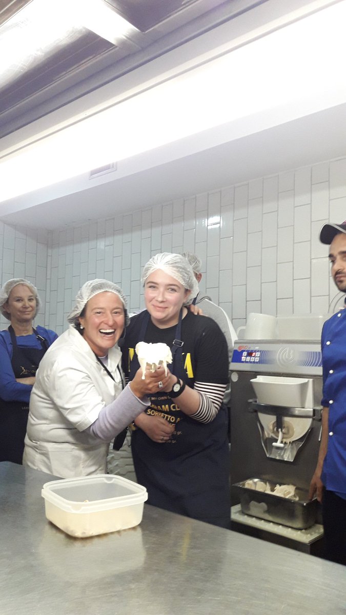 HTrip2019's tweet photo. Great day yesterday eating pizza in Anacapri and pizza making at Bougainvillea Gelateria, Sorrento! @HighdownSchool #icecream #sorbet https://t.co/e9GNECaBbn