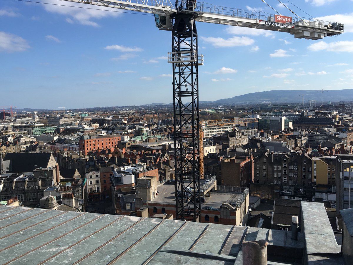 Stewart_Constru's tweet photo. Enjoying the view on a lovely sunny morning at Central Plaza Dublin 😎 @Hines @henryjlyons Virtus PM @JV_Tierney @DBFL_Consulting @MulcahyMcDonagh @barrett_mahony #CentralPlazaDublin #BuildingDublin #Construction #StewartConstructionProjects https://t.co/dlxxskfdgN