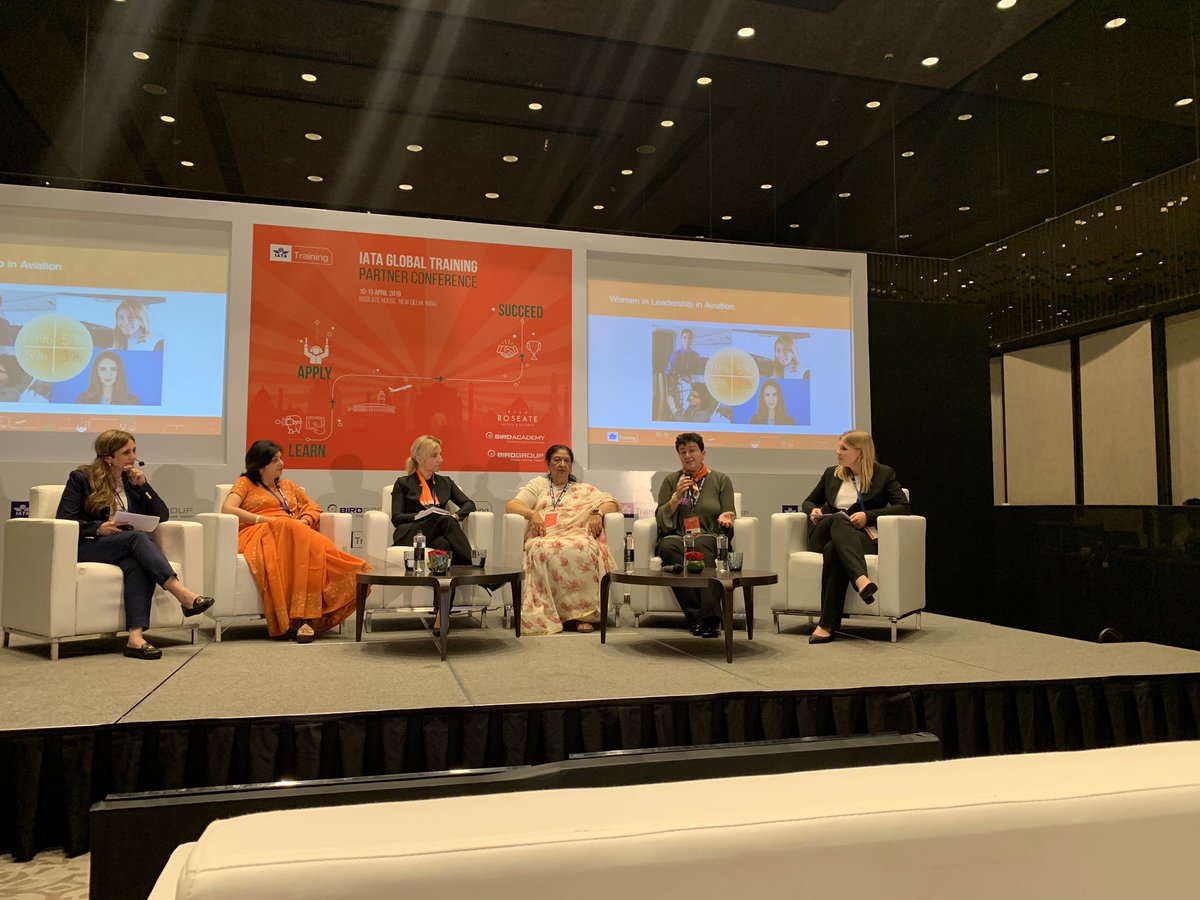 JaneyHoski's tweet photo. Thought provoking sessions at #GTPC2019 talking about future generations in Aviation with some great insights how to get more women into aviation; ’educate women and their community will prosper’ @IATA #DiversityandInclusion https://t.co/msUSXbnhSh
