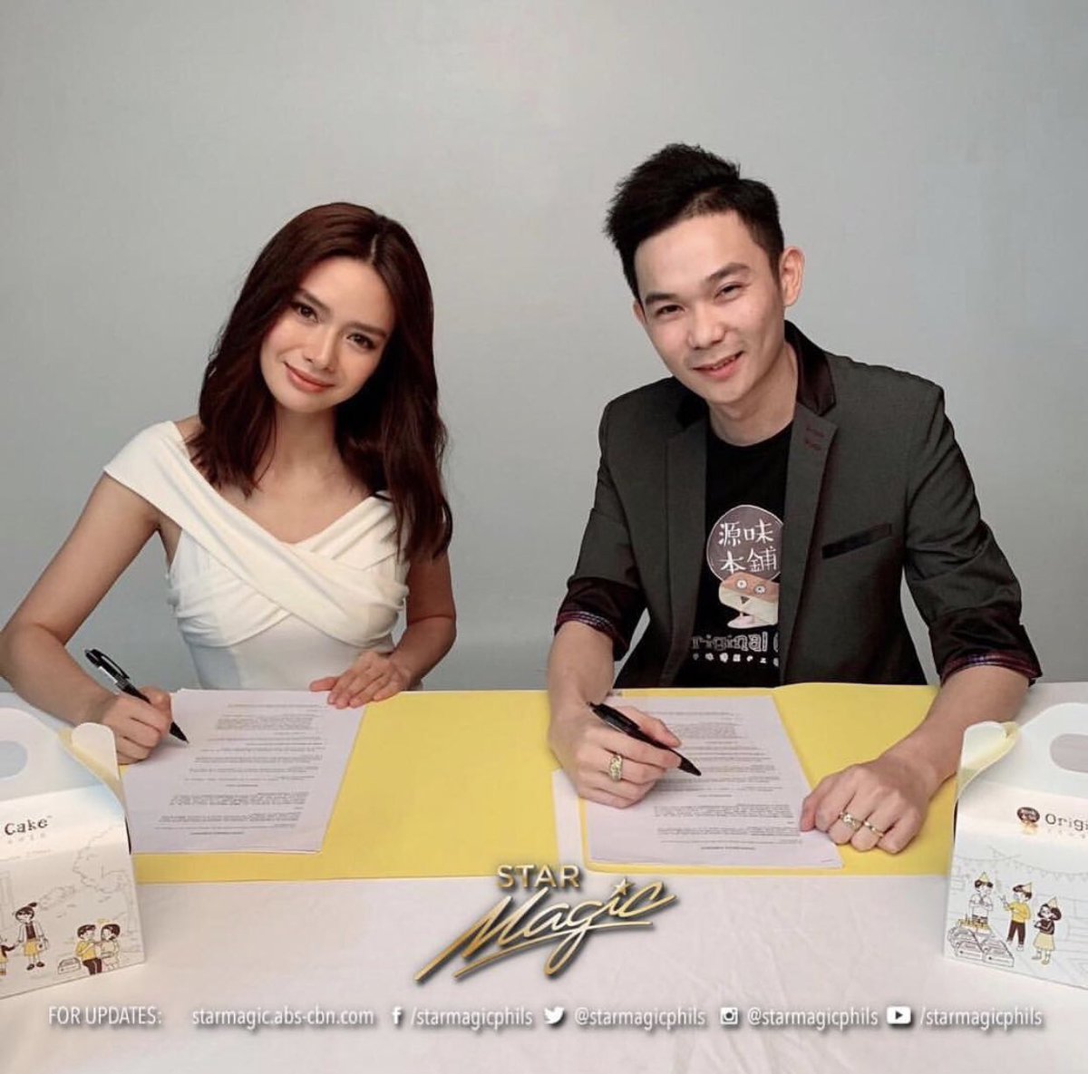 ErichGWarriors's tweet photo. Contract signing for new endorsement. #ErichGonzales #OriginalCakePH #OGCake ๐โฅ๏ธ https://t.co/QssdaZyH9g