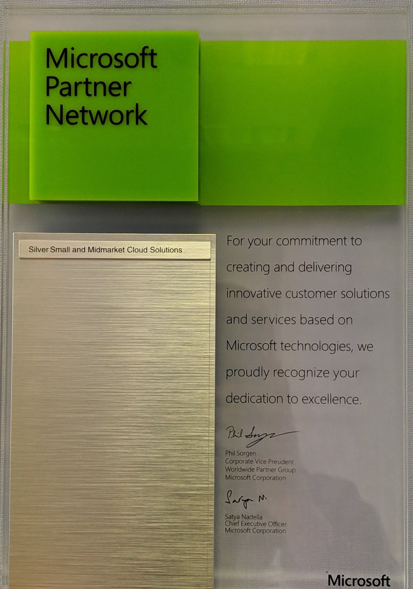 RaeComputing's tweet photo. "Did you know RAE Computing are a Silver Small and Midmarket Cloud Solutions provider for Microsoft"
@Microsoft #upgrade https://t.co/zn3E286ijv