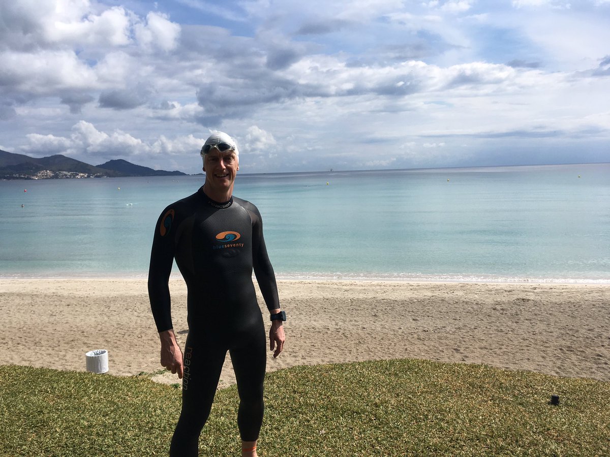Not a bad lace for some open water swimming #Mediterranean #clearwater #nochlorine #tricamp