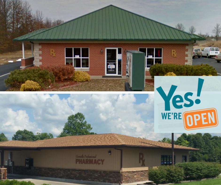 LoganProPharm's tweet image. We're Open!

#LoganProf #Pharmacy 
Monday-Thursday: 9a.m.-6p.m. | Friday: 9a.m.-5p.m.
Sat: 9a.m.-1p.m.
Sun: Closed

#GorevilleProf #Pharmacy
Monday: 8:30a.m.-8p.m. 
Tuesday-Wednesday: 8:30a.m.-7p.m.
Thursday-Friday: 8:30a.m.-6p.m. 
Sat: 8:30a.m.-1p.m.
Sun: Closed
