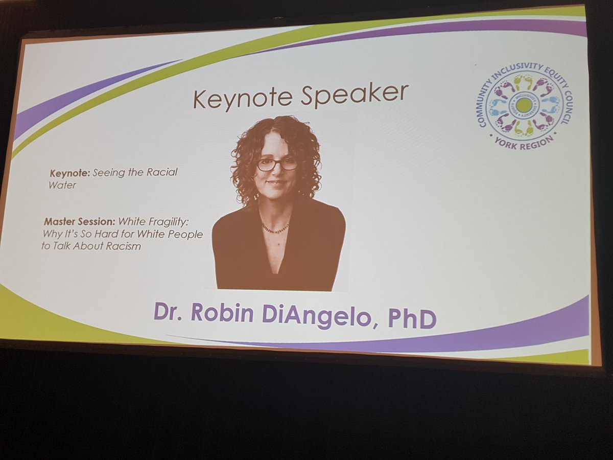 DF5719's tweet photo. Heard about what Audrey Lorde calls the 'master's tools dilemma?' At #CIECYR keynote Robin DiAngelo speaks #truth about whiteness, its accompanying fragility nested in the status quo of racism #equitylearning #culturallyresponsiveleadership @yrdsbinclusion https://t.co/G32SD8GXZ2