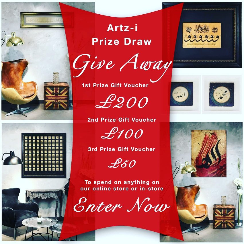 Only 6 days left till our Prize Draw Gift Voucher Giveaway! Well be choosing the winner on the 14th April Click the Link below, Enter Now and WIN!! londonexpo2019.artz-i.com/comp