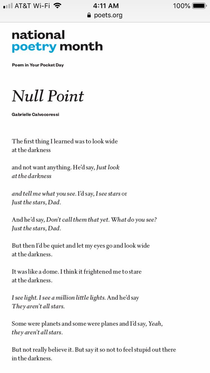 I get to see my dad tomorrow. #NationalPoetryMonth #upthepunx #poetrycansaveus