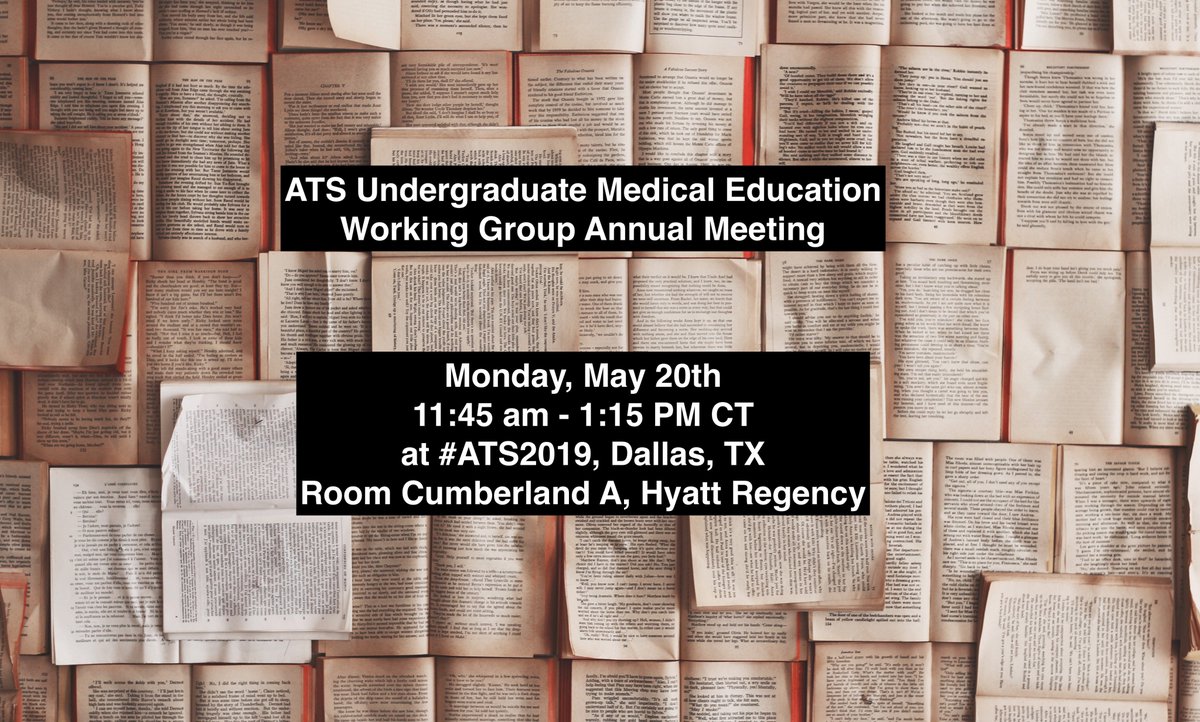 ATS Section on #MedEd tweet media