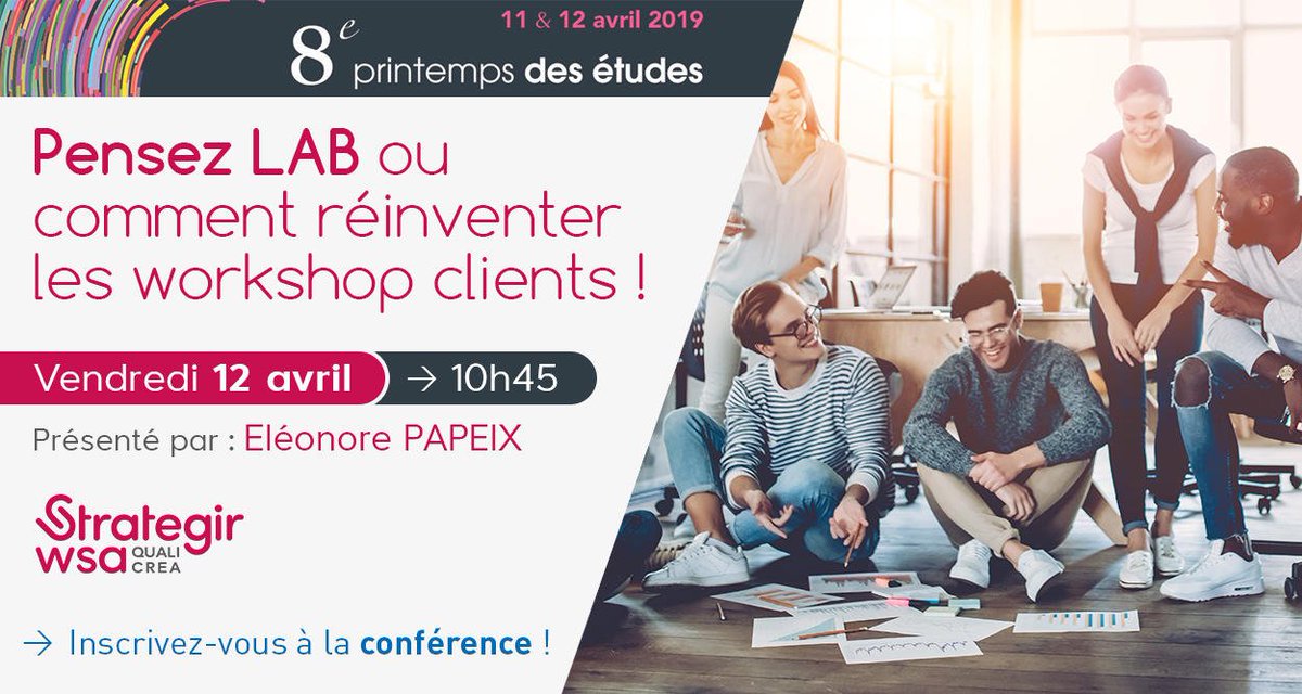 Pensez LAB, ou comment réinventer les workshop clients ! présenté par Eleonore Papeix <a href="/Strategir1/">STRATEGIR</a> au <a href="/PrintempsEtudes/">Le Printemps des Etudes</a> #printempsetudes vendredi 12 avril 10H45
strategir.com/news/pensez-la…