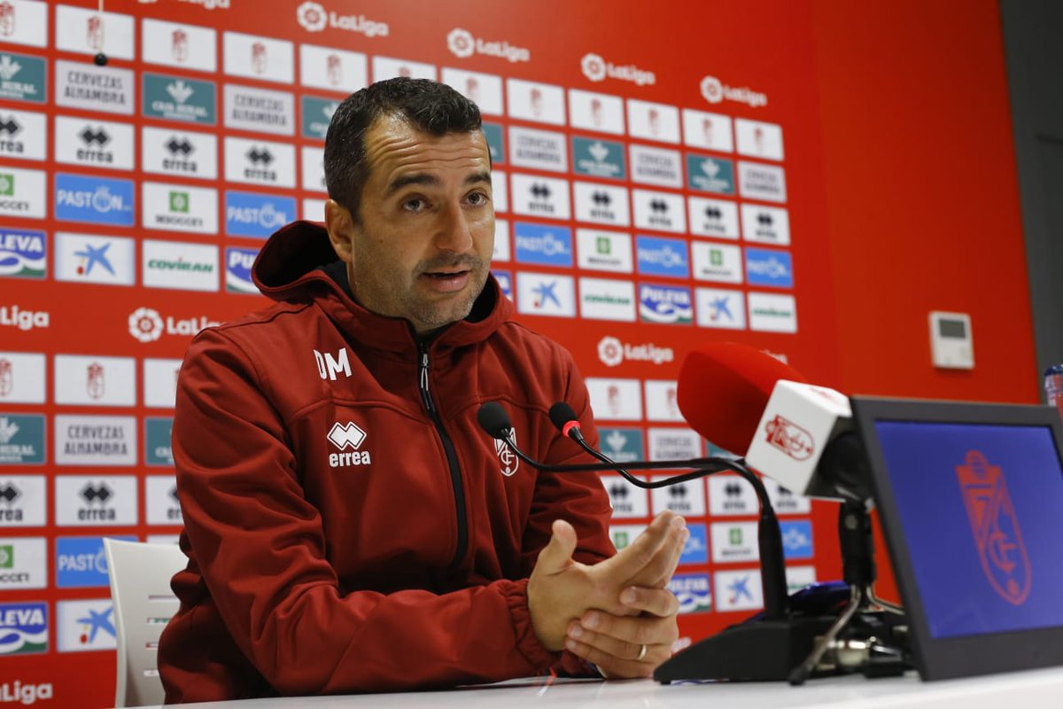 Diego Martínez, en sala de prensa (Foto: GCF).