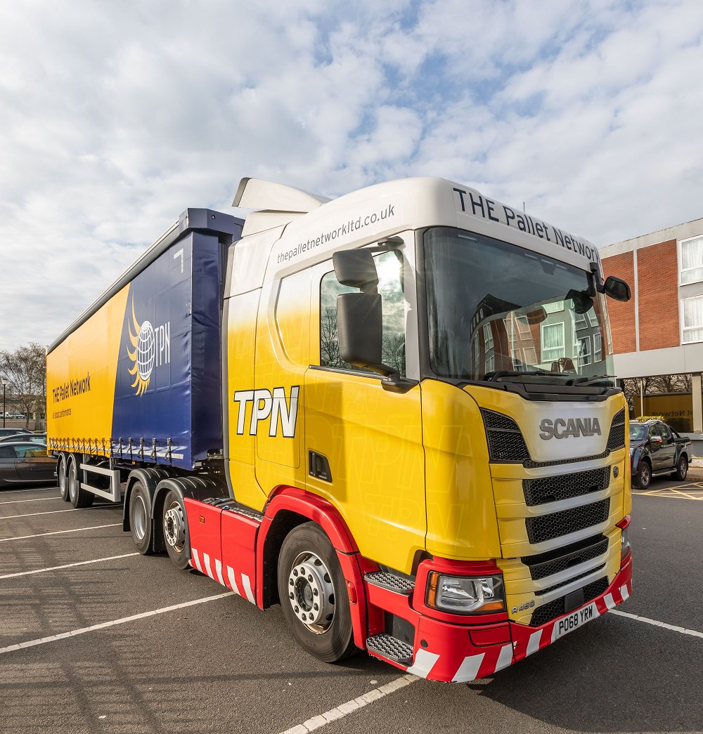 Lovely image of a Stobart-TPN liveried truck at the #TPNAwards2019. A great visual metaphor for the collaboration opportunities available to our Members. Pretty too! 😀 <a href="/EddieStobartCom/">Eddie Stobart Official</a> 
#MoreThanAPalletNetwork