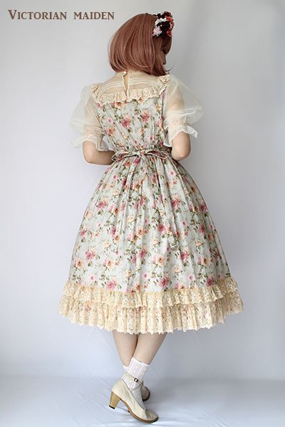 国際ブランド】 Victorian maiden ローズガーデンシャーリングドレス ...