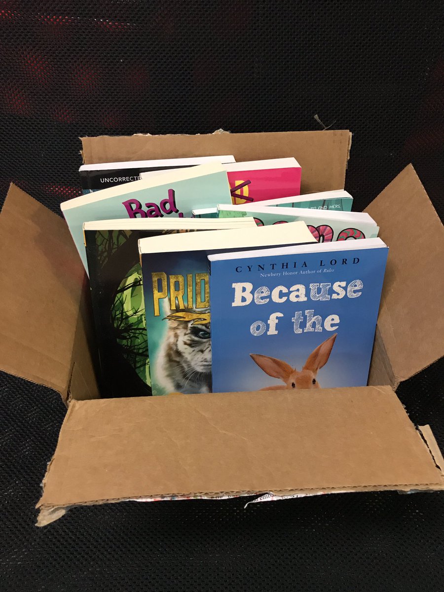 shender503's tweet photo. I’m excited to share these books with my kiddos this morning! Thank you @CiteSomething for the giveaway! What a treat it is to be a winner! #GLCSRyan #GLRead20 https://t.co/xLmQWJdkZe