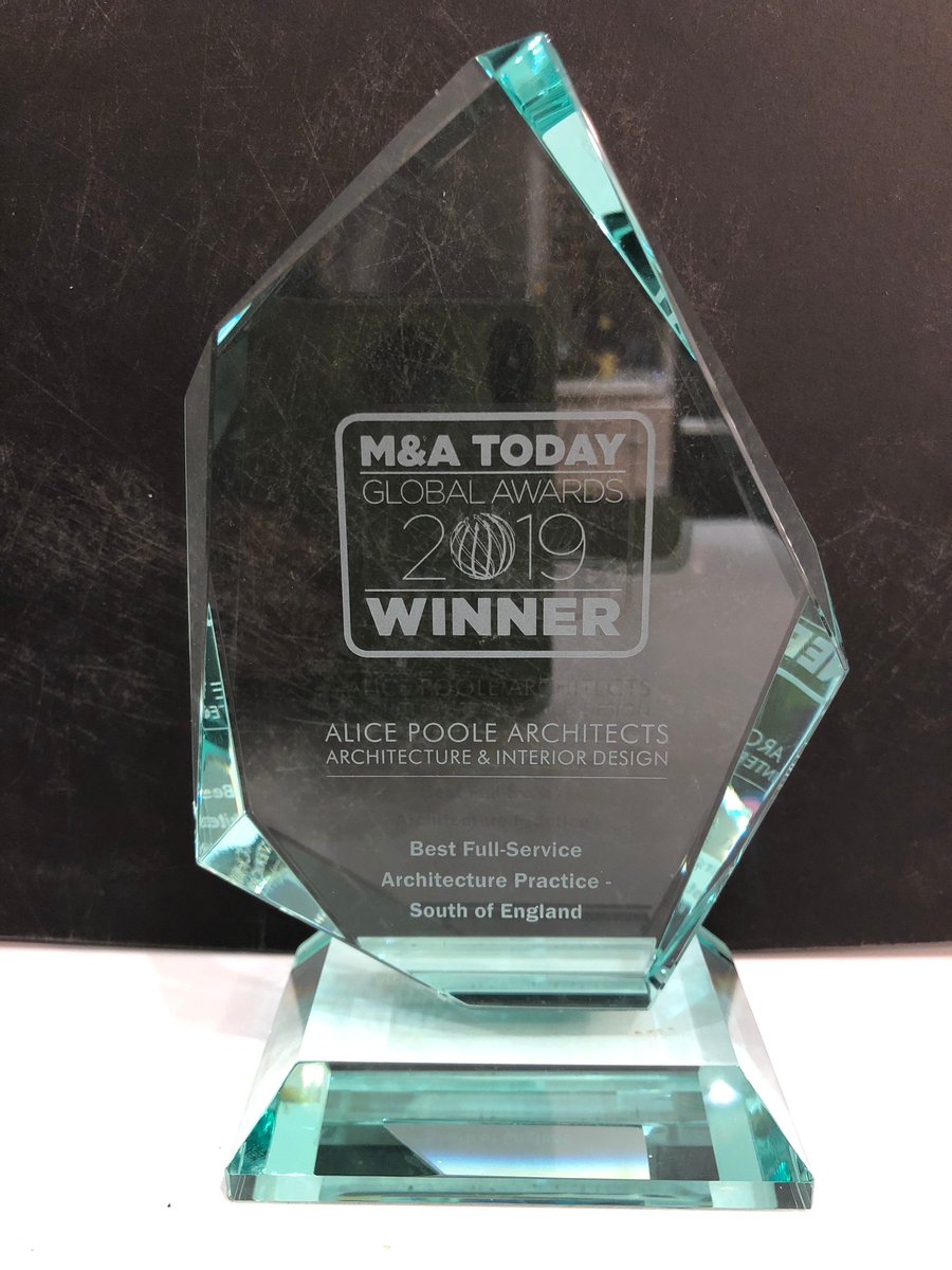We did not bag the KBB Bathroom Award but this was waiting for us on our return from Manchester! Nominated rather than entered so thank you to whoever nominated us