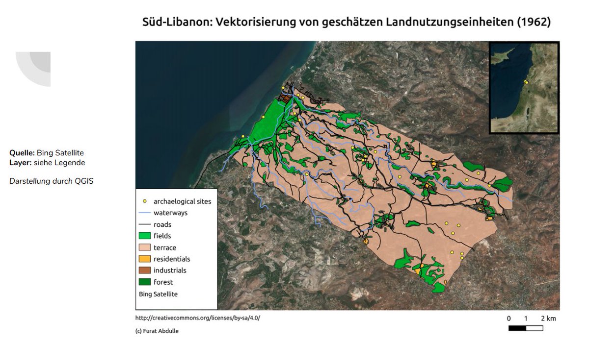 InternShip_2019's tweet photo. @InternShip_2019 Begegnungen in den #DigitalHumanities 🖥 Diginautin Furat Abdulle @euphrat_ hat die zeitliche und flächenmäßige Veränderung der #Landnutzung des Süd-Libanon mittels einer #geodatenbasierten #Analyse untersucht ➡️ Eines der Ergebnisse ⬇️ Interessiert? https://t.co/zlOfEg6H7y