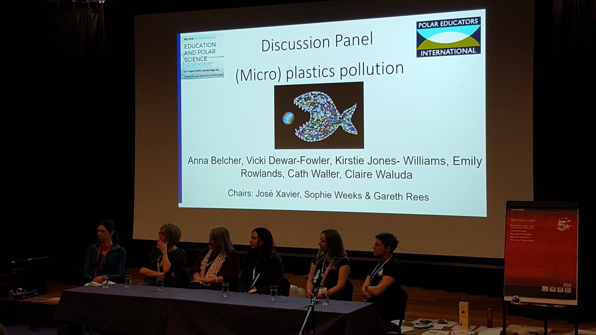 (All-female) panel discussion on polar microplastic pollution #peiuk2019 #WomenInSTEM