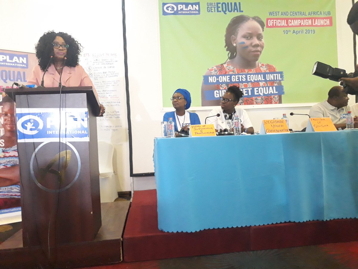 Jeytleman's tweet photo. Discours de la ministre ghanéenne du #Genre pour le lancement de la campagne #GirlsGetEqual 
@AwoAdvocates @ONGPlansn
@PlanWestAfrica
#RegionalYForum2019 #YouthVoices #ThePowerOf #WD2019 #4Youth2LLDT #GirlsRights #GirlsGetEqual #HeforShe #StandForHer https://t.co/CdE9Qi6slb