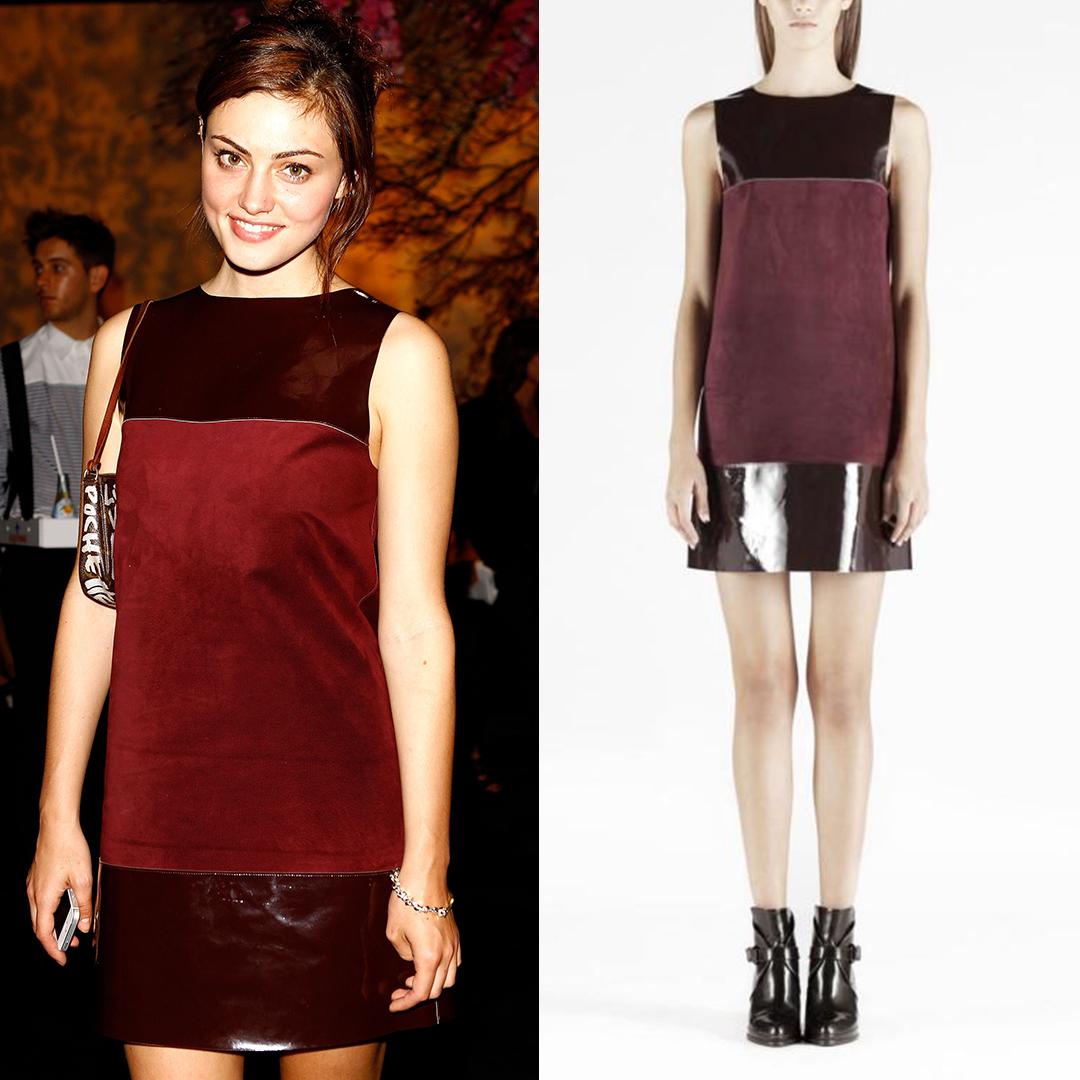 Dress Like Phoebe Tonkin on X: 9 April [2013]  Attending Mercedes-Benz  Star Lounge during Fashion Week Australia wearing #kahlo Retrospect Leather  Dress from the Autumn/Winter 2013 Collection. Phoebe also carried a #