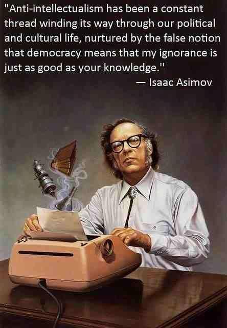 When ’the mainstream media’, ‘progressive’ and 'multiculturalism' are synonyms to detached/fake/patronising elites we are in trouble. 
We need to figure out how to re-connect our #society. 
#socialimpact #politics #IsaacAsimov #future #present