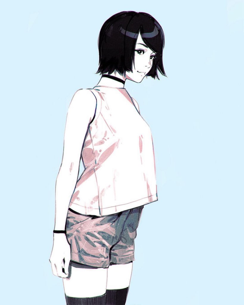 Kuvshinov_Ilya's tweet photo. #ショートカットの日 https://t.co/6WUbOvoLYT