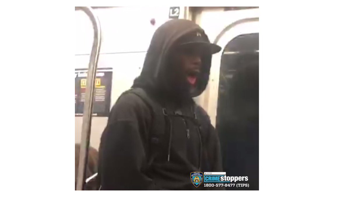 NYPDTransit's tweet photo. Attn R train riders: We’re seeking your help identifying this man as part of our investigation into an incident of public lewdness on April 9th at about 8:20am at the 77th St station on the R line in Bklyn- Please ☎️ @NYPDTips at 800-577-TIPS with any information #TheCallIsYours https://t.co/5OkuzOcnZE