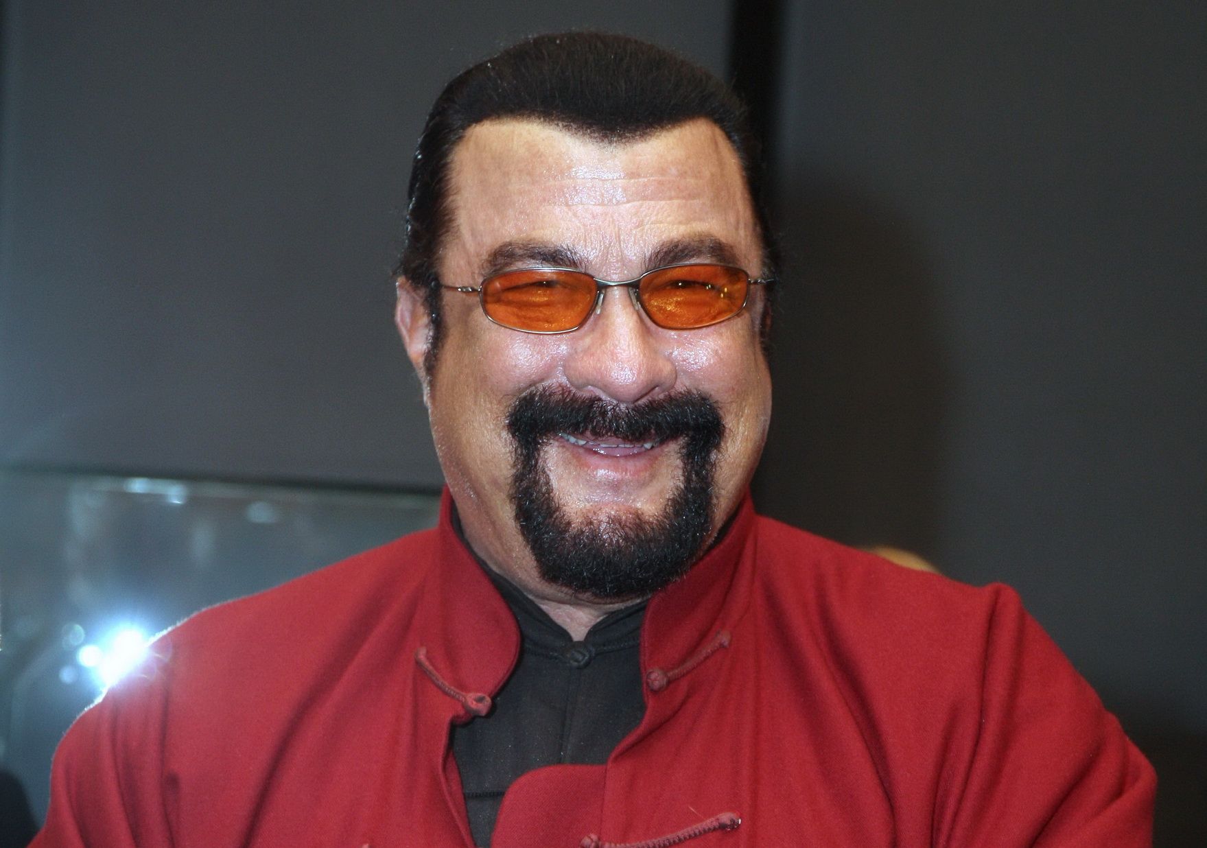Happy 67th Birthday Steven Seagal!   A carrot-shaped cake is on its way... 
