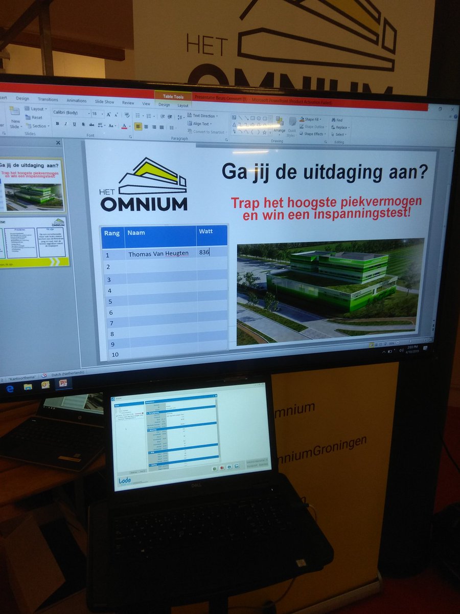 HetOmnium's tweet image. Wil je kans maken op een #inspanningstest? Stoot Thomas van de troon en trap het hoogste piekvermogen op de @Lode_Ergometry #excalibur @Sportstudies Sportfestival Move! #sportfestival #hanze #move