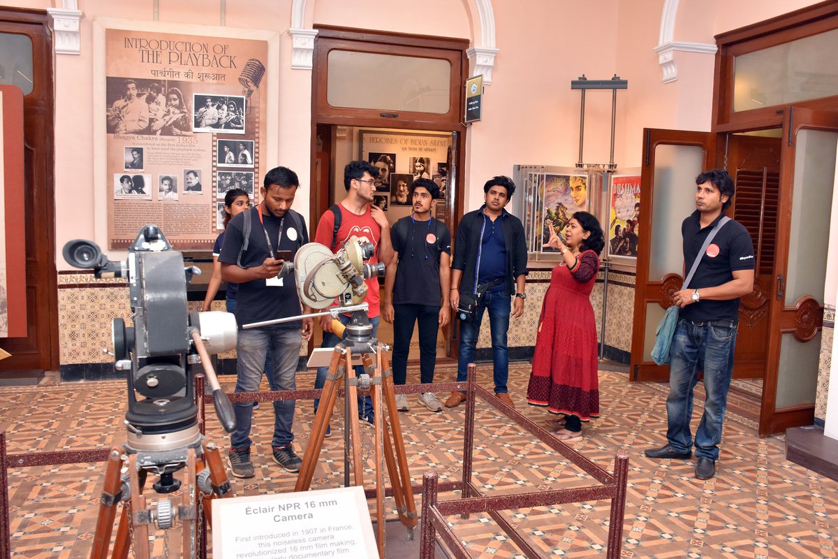 NMICMumbai's tweet photo. Students from @beyondfearpksbe visited #NMIC on 10 April, 2019. @NMIC_2019 @Films_Division https://t.co/9sZCX43Awr