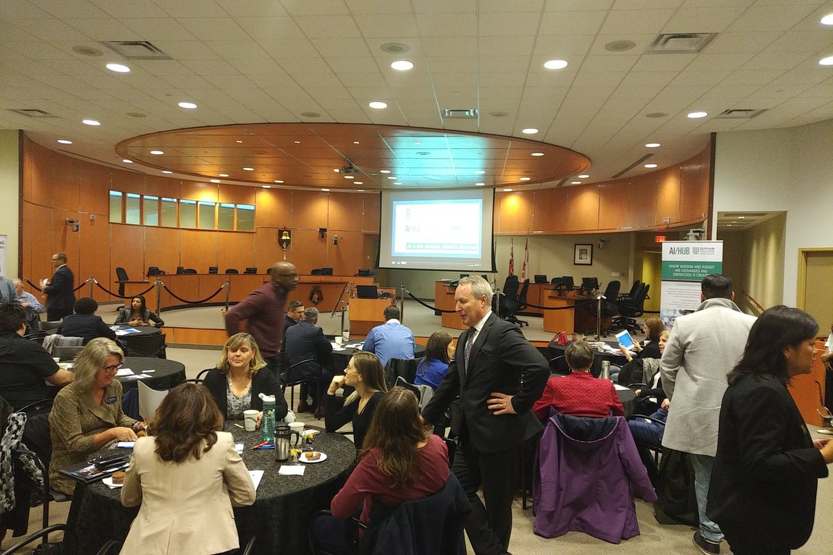 TheAIHub's tweet photo. All set to begin to discuss AI for business at the town of Ajax. #EnableAI #DCProud #ArtificialIntelligence #theaihub https://t.co/hiPDG3PRtW