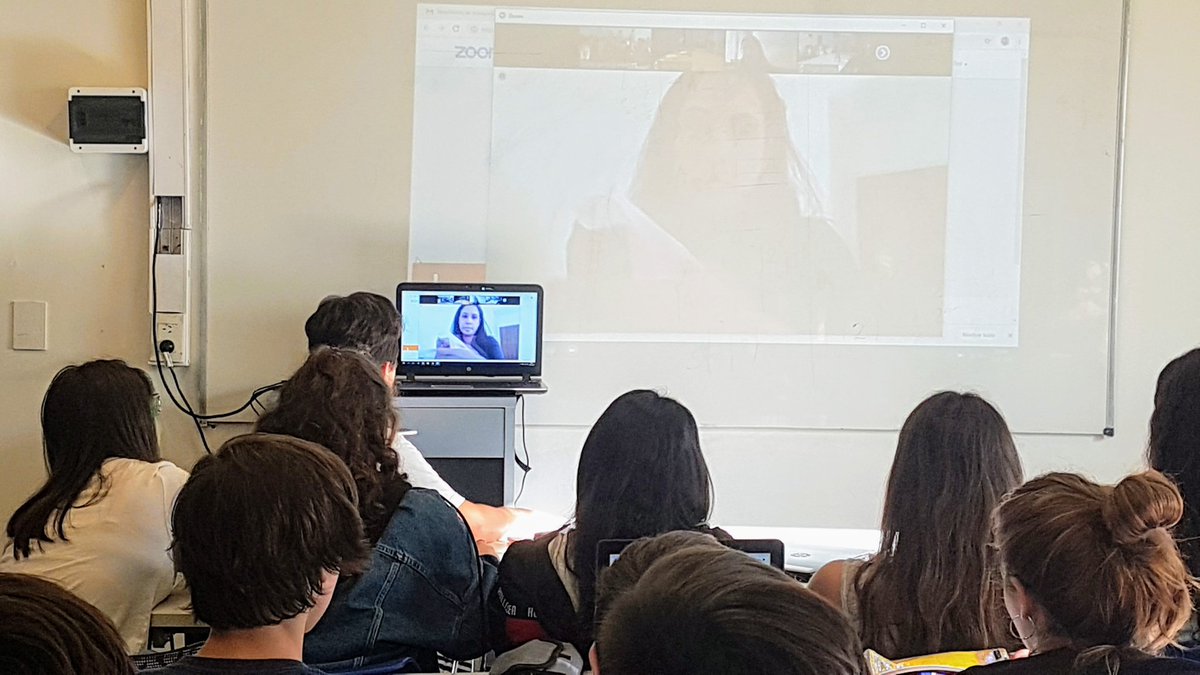 TIC_ORT's tweet photo. Nuestros alumn@s de 3er año TIC @ORTArgentina participan #ORTDay teniendo una videoconferencia con varias ORT del mundo y con especialistas, conversando sobre LA CIENCIA DEL AMOR https://t.co/MO9lJNQxvl
