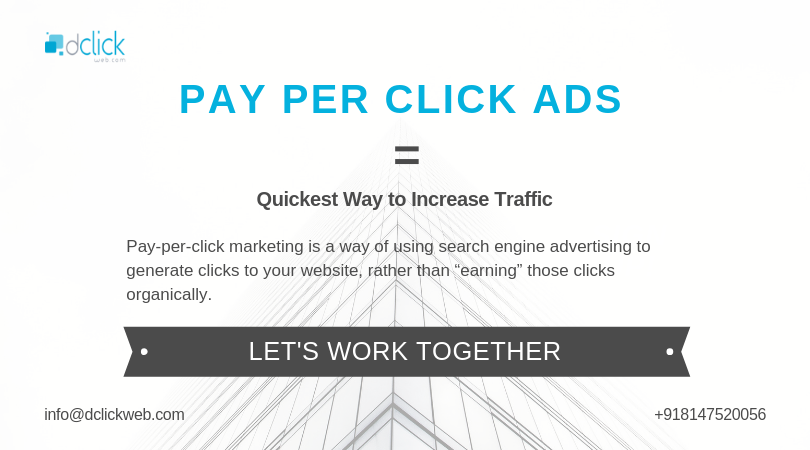 Dclickweb's tweet image. If you want to gain visibility in the #searchengines a little bit quicker, #PPCadvertising is a highly controllable, cost-effective way to earn a spot at the top of #Googlesearch results where your target audience spends the most time.
bit.ly/2VwbQDA
#PPC #payperclick