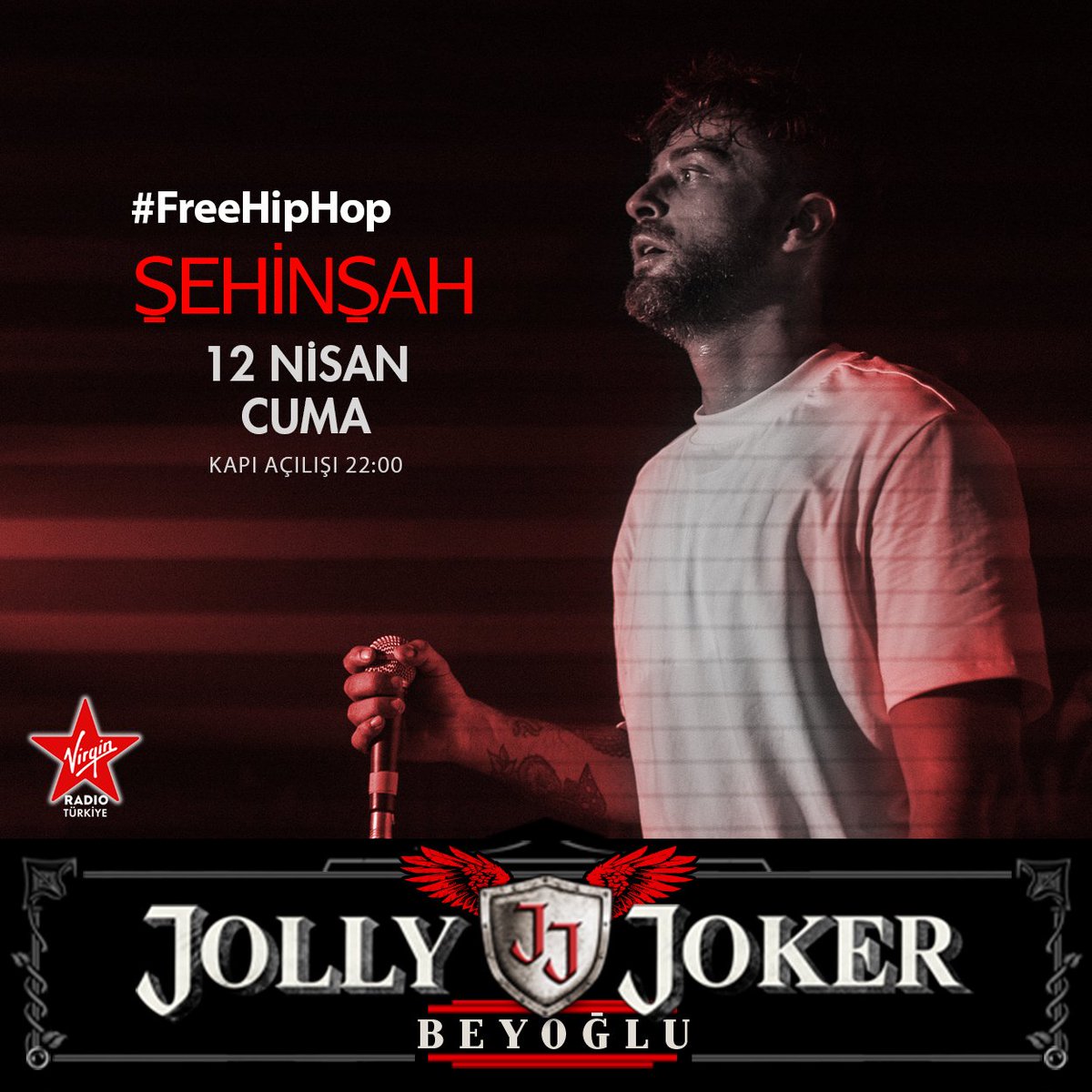 jjbeyoglu's tweet photo. 12 Nisan Cuma @sehinsahakahs @jjbeyoglu sahnesinde. Kapı açılışı:22:00 Bilgi: +90 212 249 07 49 &amp; +90 532 601 18 55 https://t.co/WShxLDz7J9
